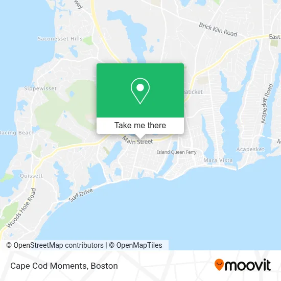 Cape Cod Moments map