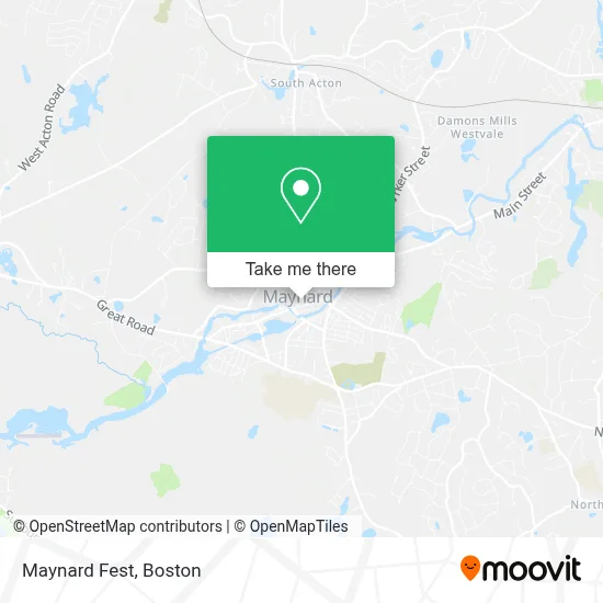 Maynard Fest map