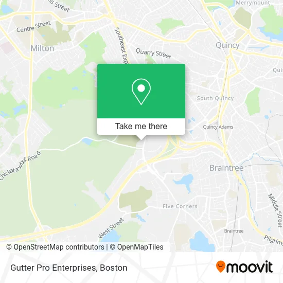 Gutter Pro Enterprises map