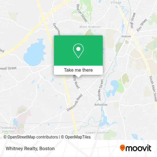Whitney Realty map