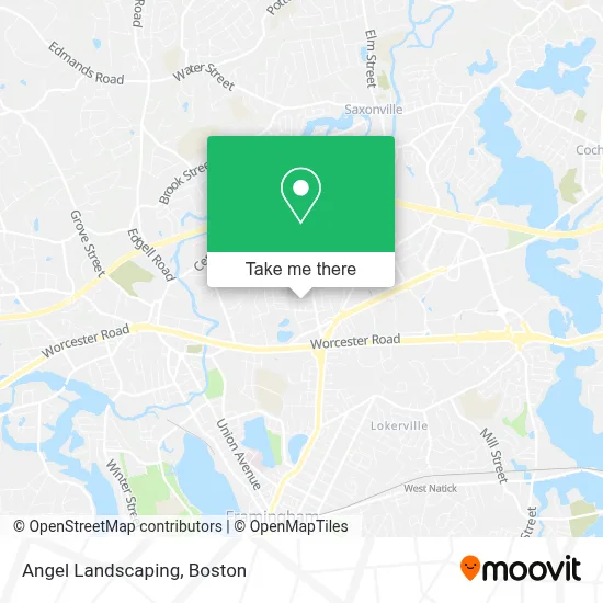 Angel Landscaping map