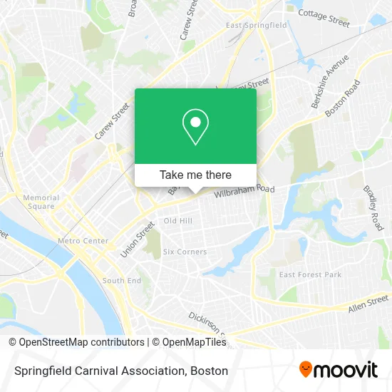 Springfield Carnival Association map