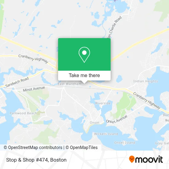 Stop & Shop #474 map