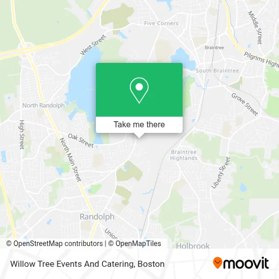 Willow Tree Events And Catering map
