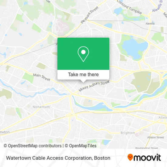 Watertown Cable Access Corporation map