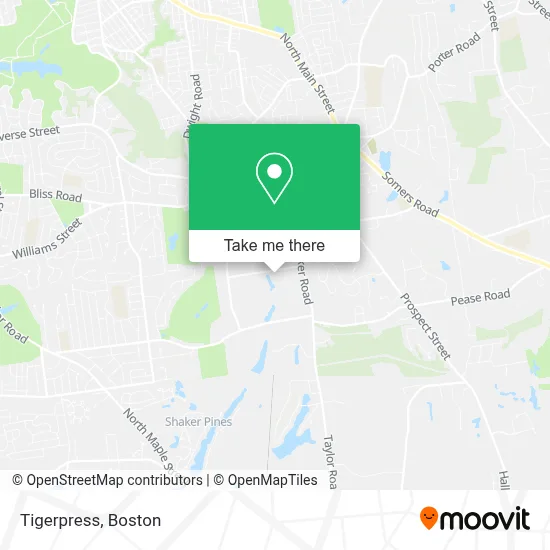 Tigerpress map