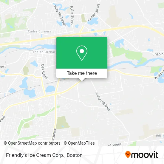 Friendly's Ice Cream Corp. map