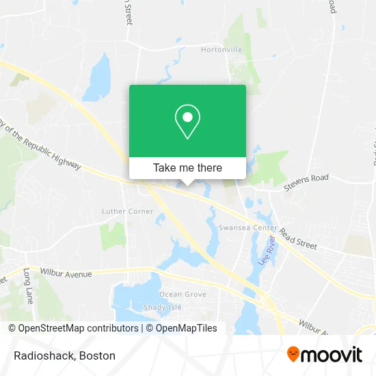 Radioshack map