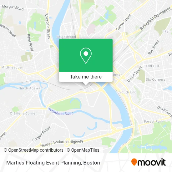 Marties Floating Event Planning map