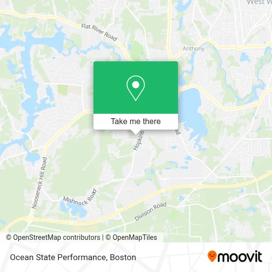Ocean State Performance map