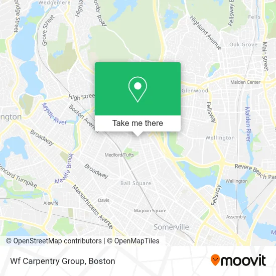 Wf Carpentry Group map