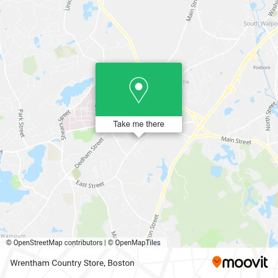 Wrentham Country Store map
