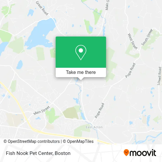Fish Nook Pet Center map