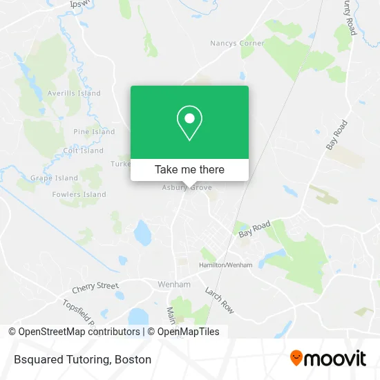 Bsquared Tutoring map