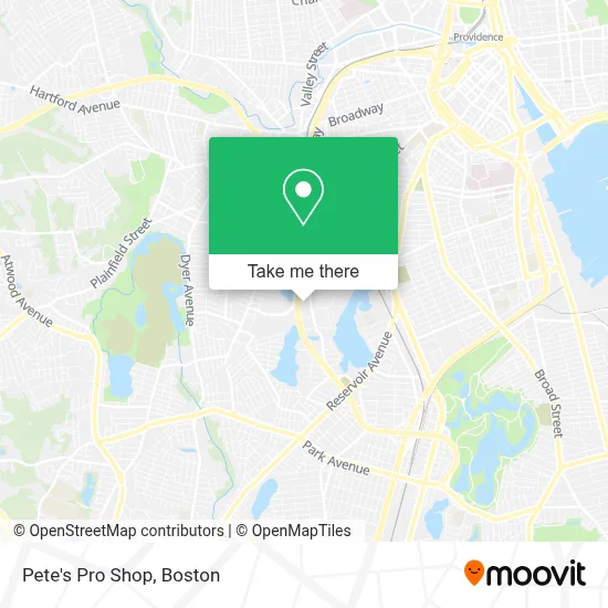 Pete's Pro Shop map