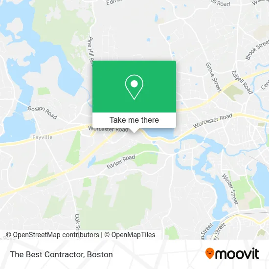 The Best Contractor map
