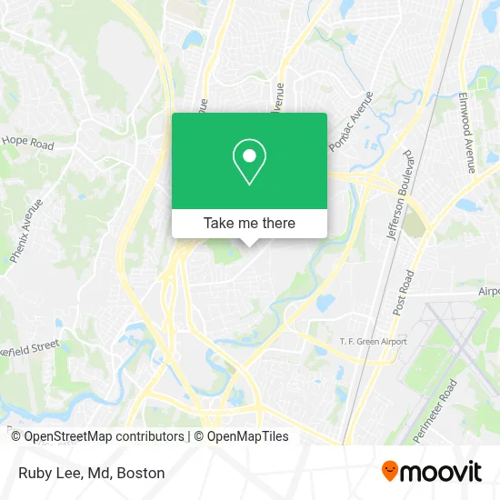 Ruby Lee, Md map