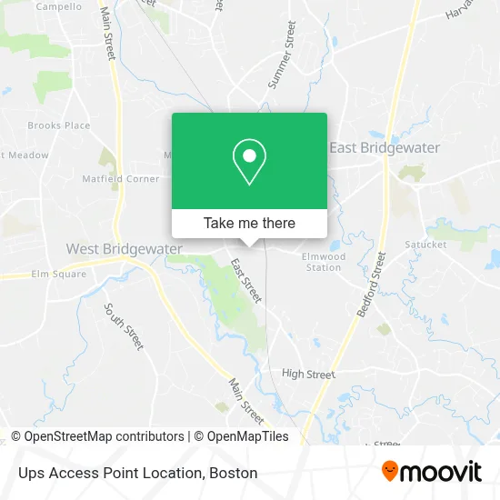 Ups Access Point Location map