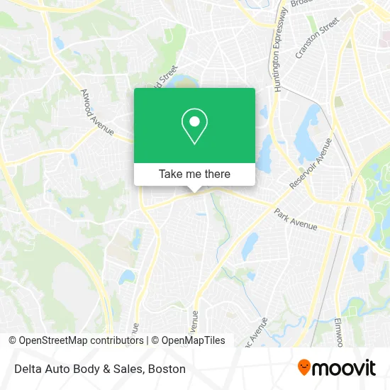 Delta Auto Body & Sales map