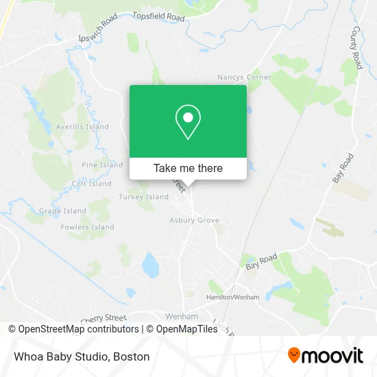 Whoa Baby Studio map