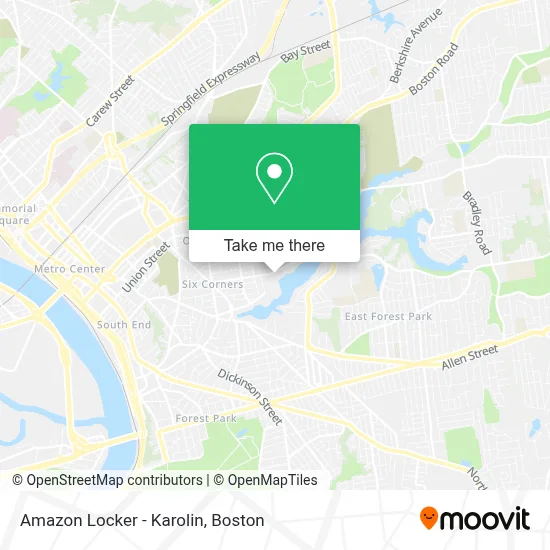 Amazon Locker - Karolin map