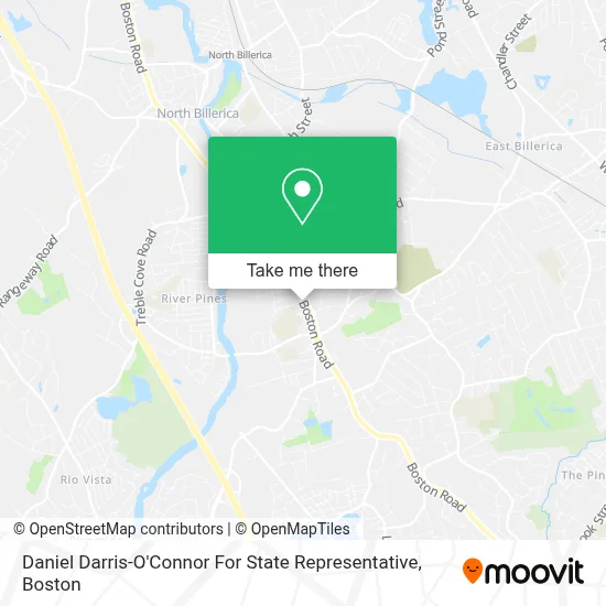 Daniel Darris-O'Connor For State Representative map