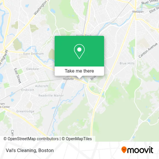 Val's Cleaning map