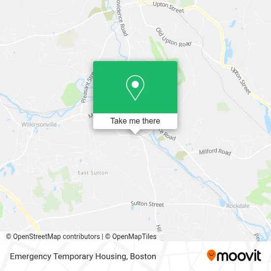 Emergency Temporary Housing map