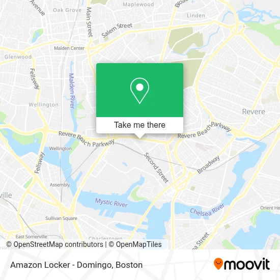 Amazon Locker - Domingo map