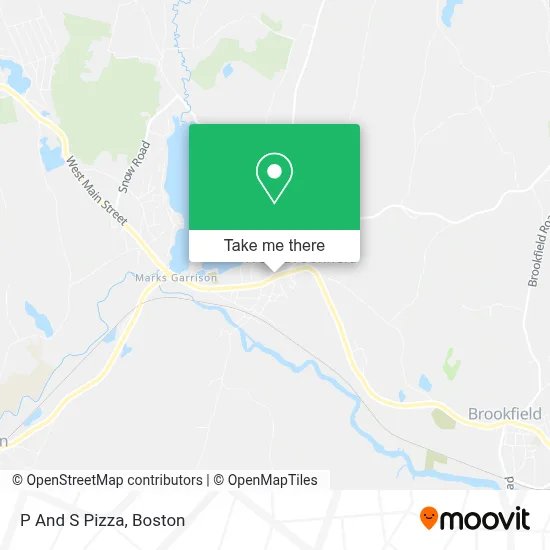P And S Pizza map