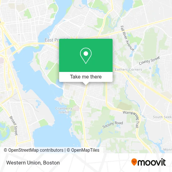 Western Union map