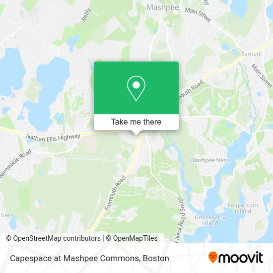 Capespace at Mashpee Commons map