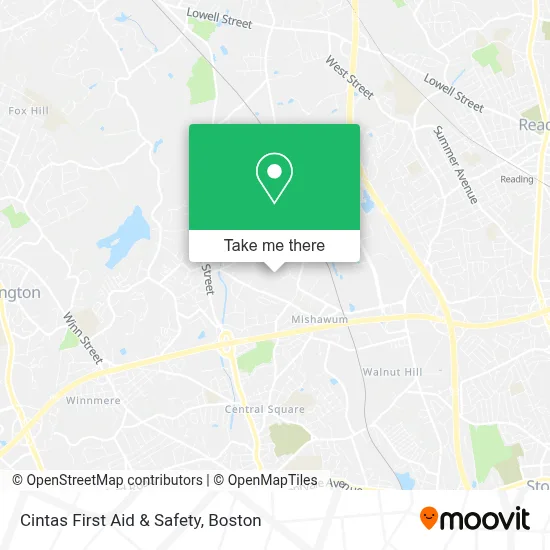 Cintas First Aid & Safety map