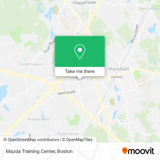 Mazda Training Center map