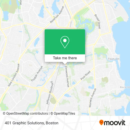 401 Graphic Solutions map