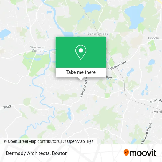 Dermady Architects map