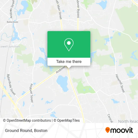Ground Round map