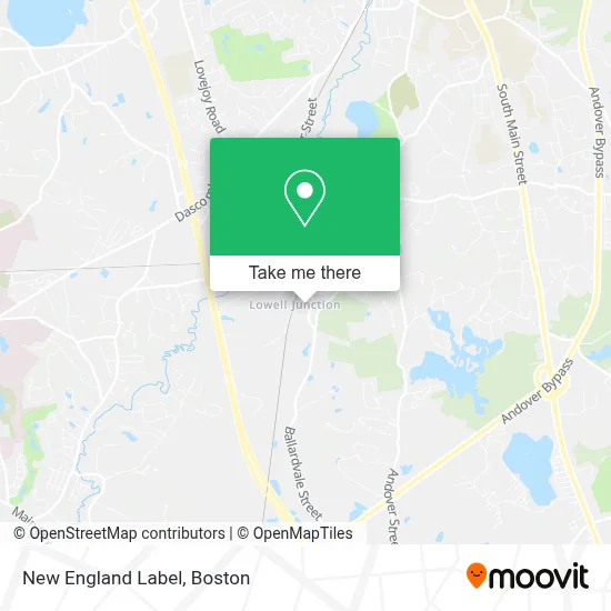 New England Label map