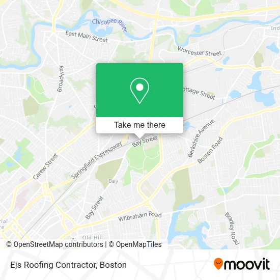 Ejs Roofing Contractor map