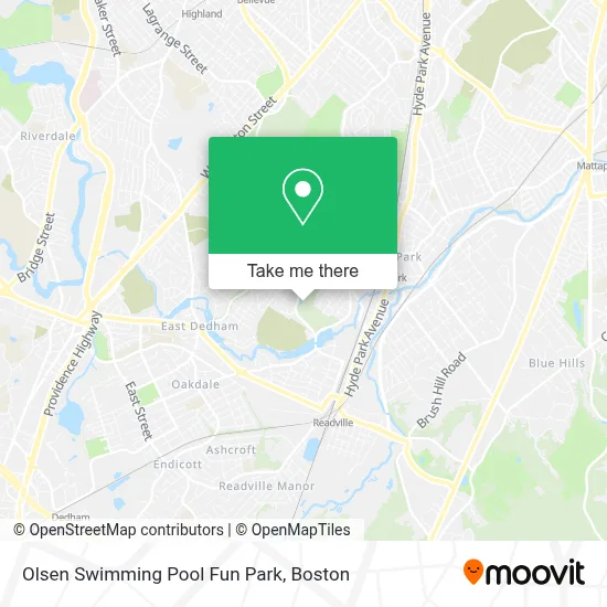 Olsen Swimming Pool Fun Park map