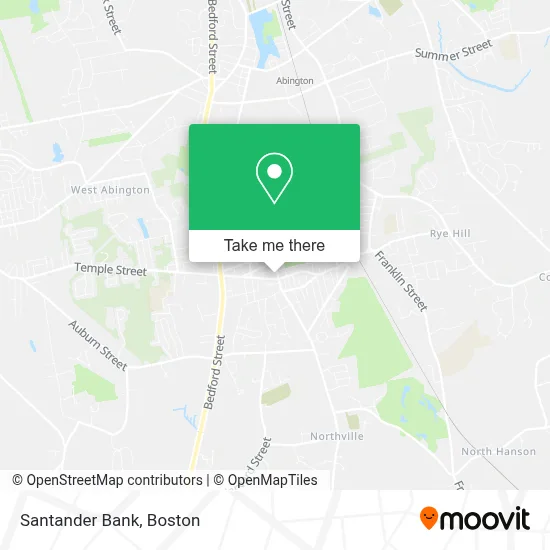 Santander Bank map