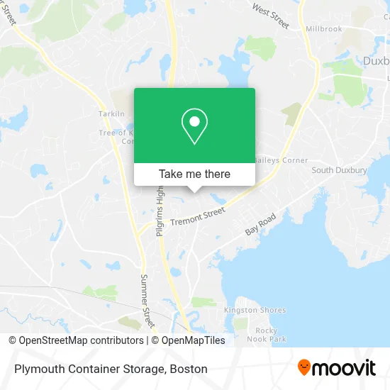 Plymouth Container Storage map
