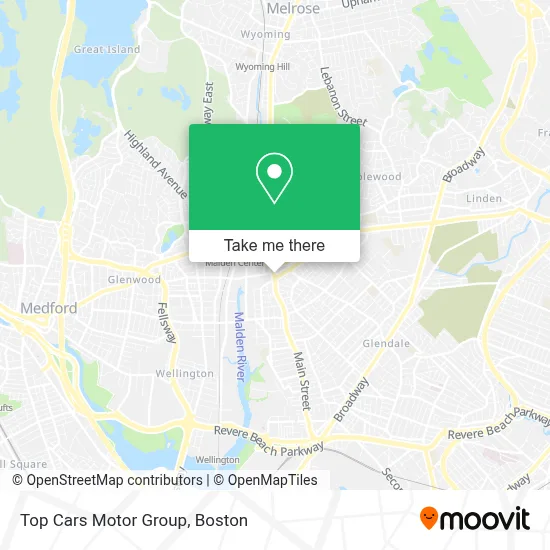 Top Cars Motor Group map
