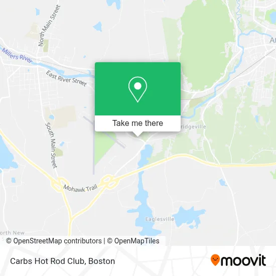 Carbs Hot Rod Club map