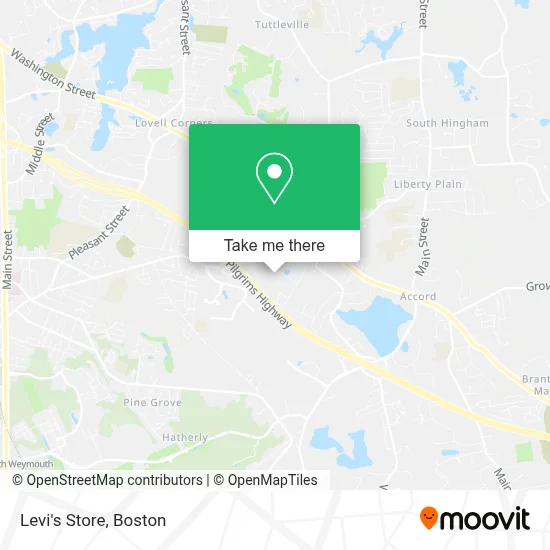 Levi's Store map