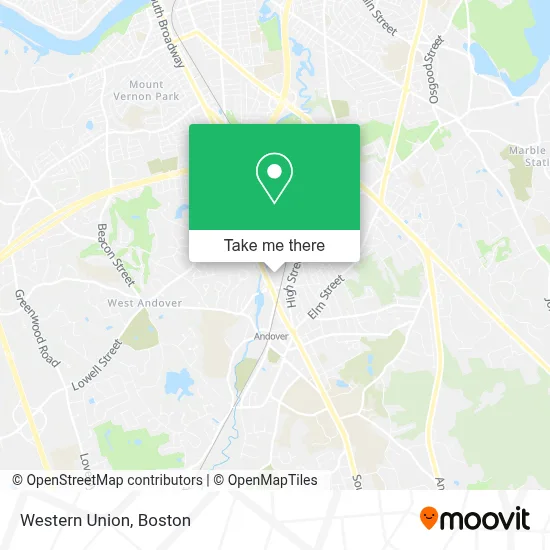 Western Union map