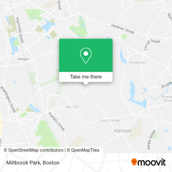 Millbrook Park map