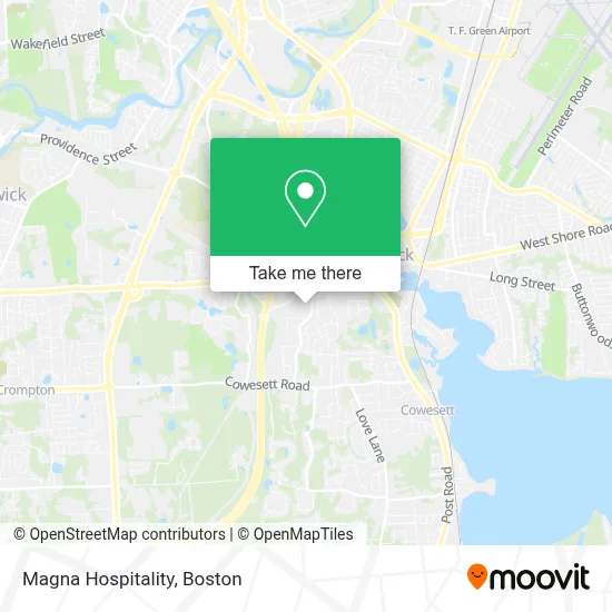 Magna Hospitality map