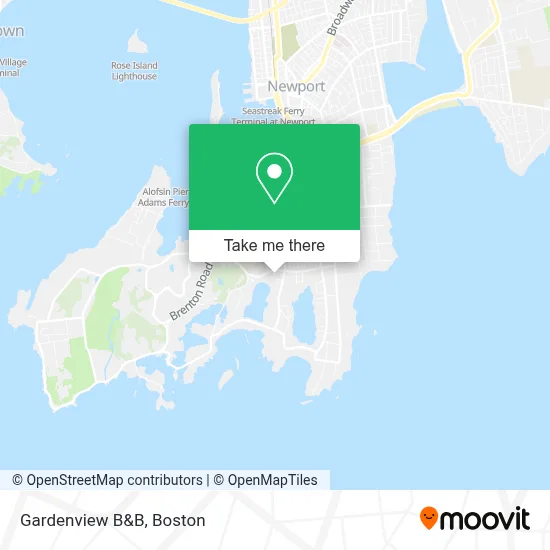 Gardenview B&B map