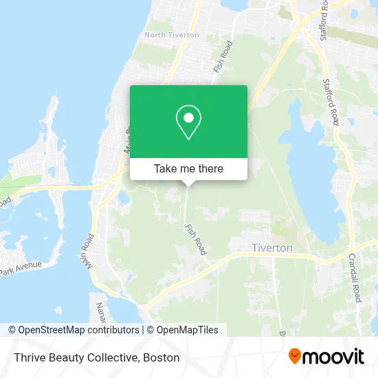 Thrive Beauty Collective map